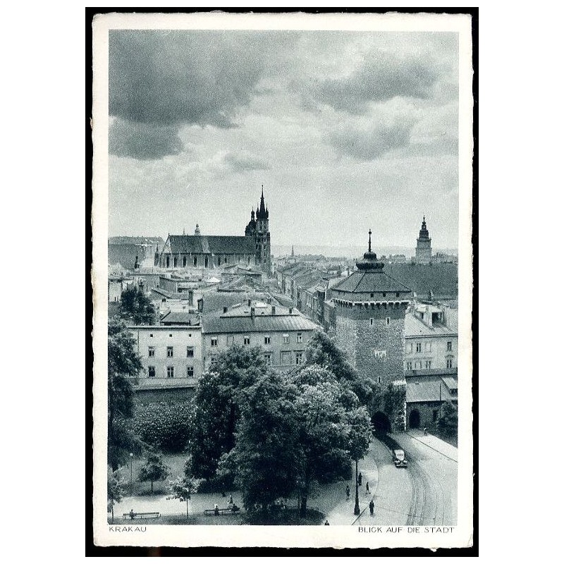 Krakau Blick auf die Stadt