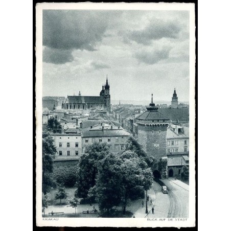 Krakau Blick auf die Stadt