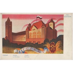 Poznań. Zamek. [...] Pinx. T. Gronowski. Poznań 16.V. - 30.IX.1929. Powszechna Wystawa Krajowa. [...]