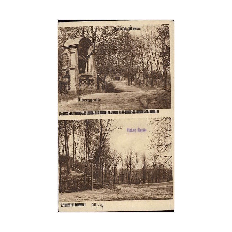 Deutsch-Piekar. Ölberggrotte. Ölberg. Piekary Śląskie Grota pod Oliwną Górą. Oliwna Góra) / Rewers: Fot. Pietruszka, Piekary Ślą
