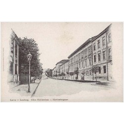 Lwów - Lemberg. Ulica Mickiewicza - Mickiewiczgasse