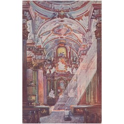 Poznań - Wnętrze Fary. Mal. prof. W. Gosieniecki