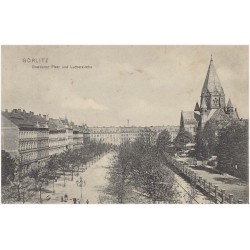 Görlitz. Dresdener Platz und Lutherkirche