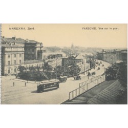 Warszawa. Zjazd. Varsovie. Vue sur le pont