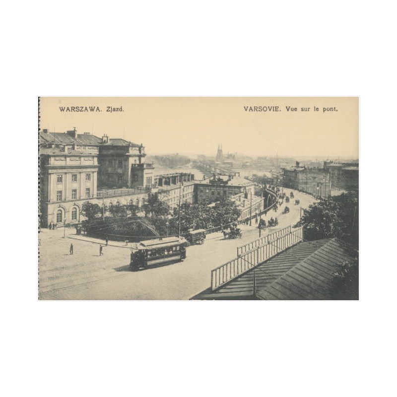Warszawa. Zjazd. Varsovie. Vue sur le pont