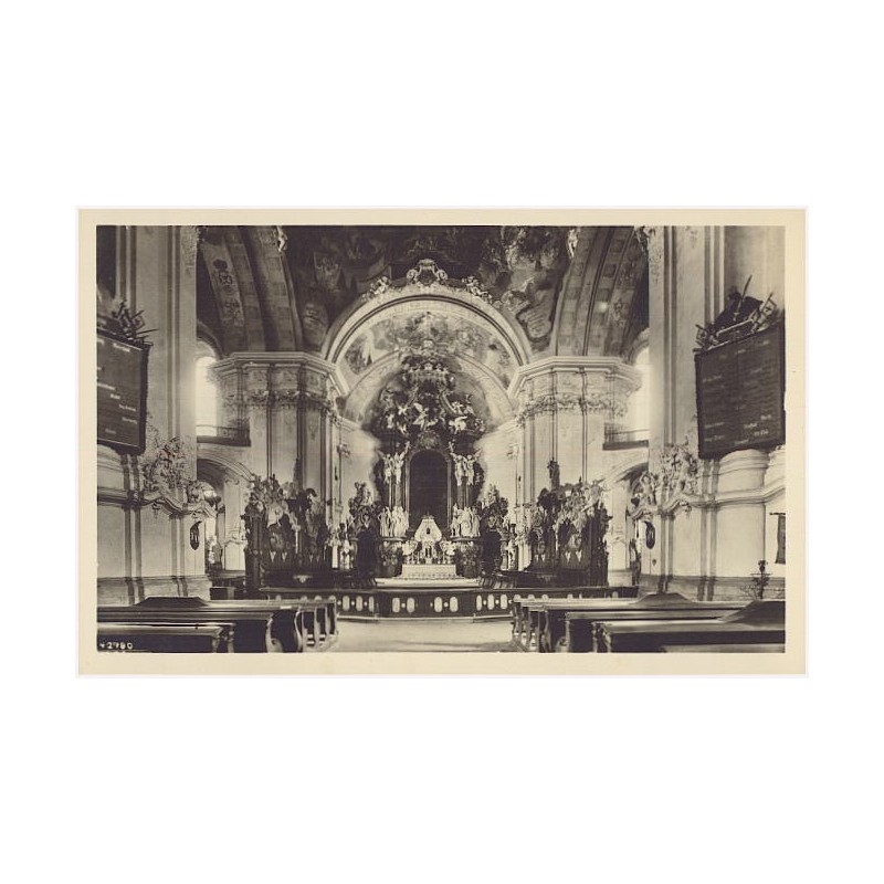 42780 Grüssau i. Schlesien. Inneres der Marienkirche