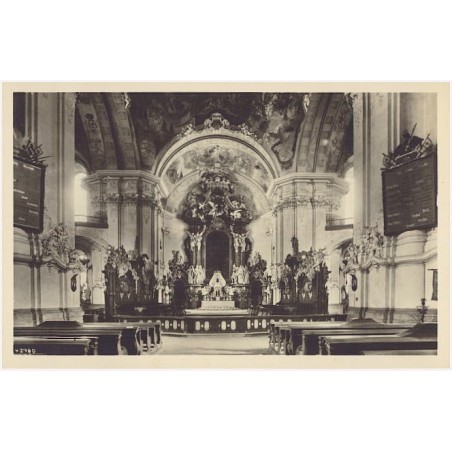 42780 Grüssau i. Schlesien. Inneres der Marienkirche