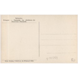 Belweder. Pologne - Varsovie. La résidence du Marechal Pilsudski