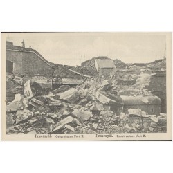 Przemyśl. Gesprengtes Fort X. -  Przemyśl. Rozstrzelony fort X