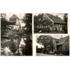 Ruine. Fischer's Warenhl., Dittersbach. Ev. Schule