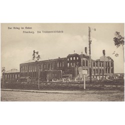 Der Krieg im Osten. Allenburg. Die Trockenmilchfabrik