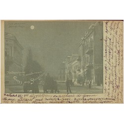 Pozdrowienie ze Stanisławowa. Gruss aus Stanislau. Ulica Sobieskiego. Sobieski Gasse