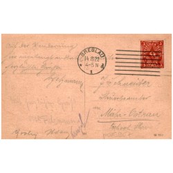 Breslau. Teilansicht an der Dominsel