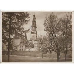 Częstochowa. Aleja P. Marii i widok na Kościół Jasnogórski. Fot. Jan Bułhak