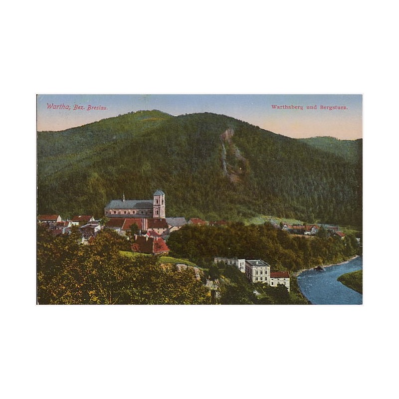 Wartha, Bez. Breslau. Warthaberg und Bergsturz