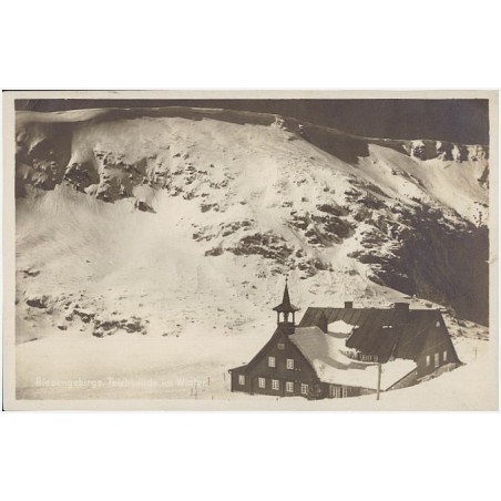 Riesengebirge. Teichbaude im Winter