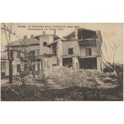 Tarnów. Ul. Chyszowska dom p. Foerstera (14. lutego 1915). Chyszowergasse (14. Februar 1915)