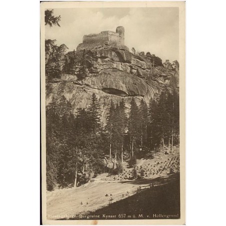 Riesengebirge. Burgruine Kynast, 657 m ü. M. v. Höllengrund