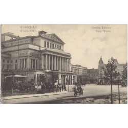 Warschau. Großes Theater. Warszawa. Teatr Wielki