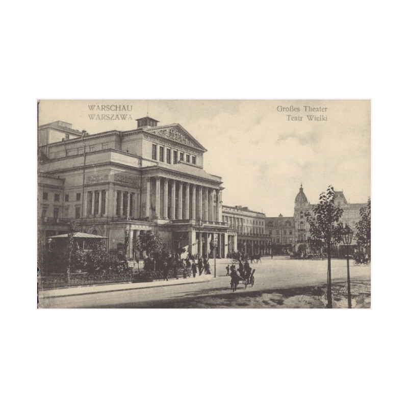 Warschau. Großes Theater. Warszawa. Teatr Wielki
