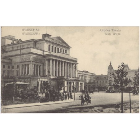 Warschau. Großes Theater. Warszawa. Teatr Wielki