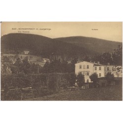 Bad-Schwarzbach im Isergebirge. Villa Windzeck. Kurhaus