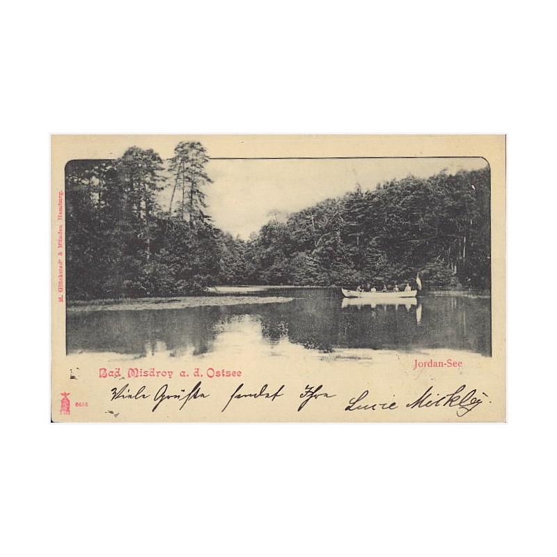 Bad Misdroy a. d. Ostsee. Jordan-See