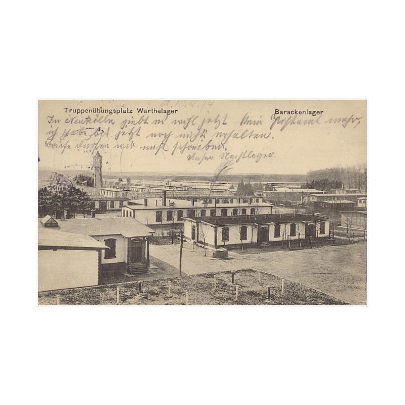 Truppenübungsplatz Warthelager. Barackenlager