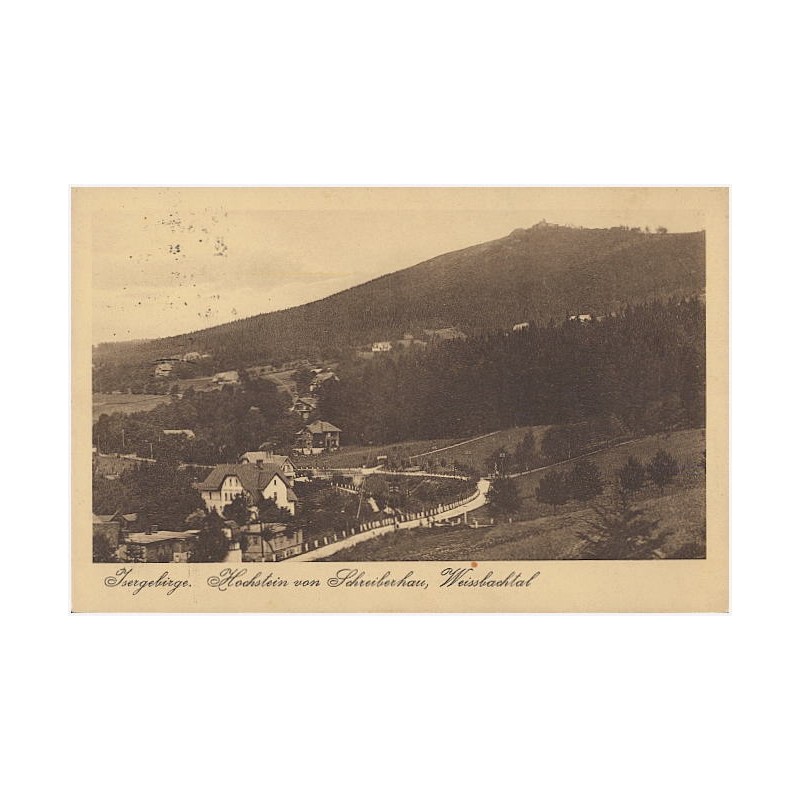 Isergebirge. Hochstein von Schreiberhau, Weissbachtal