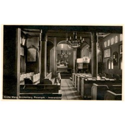 Kirche Wang, Brückenberg, Riesengeb. - Innenansicht / Rewers: Kirche Wang usprünglich in Myos am Wanger See [...]