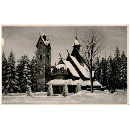 Riesengebirge - Wintersportplatz Brückenberg - Kirche Wang