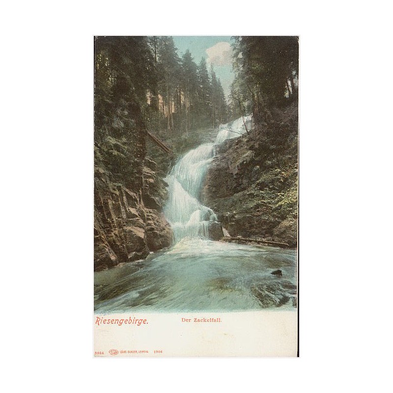 Riesengebirge. Der Zackelfall