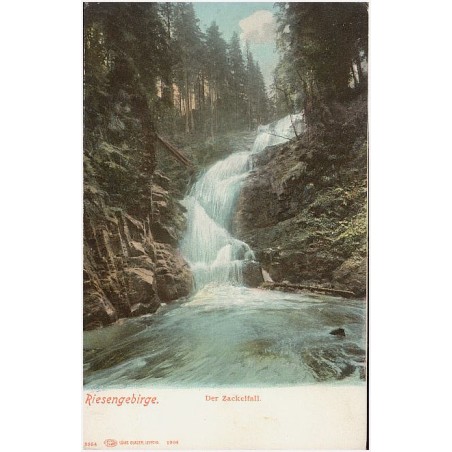 Riesengebirge. Der Zackelfall