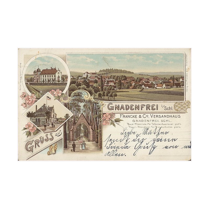Gruss aus Gnadenfrei i/ Schl. Francke & Co., Versandhaus [...]