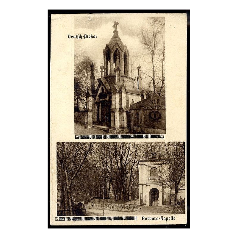 Deutsch-Piekar. Barbara-Kapelle. Piekary Śląskie. Grobowiec Fundatorów Kalwarji. Park "Niepodległości" z Kaplicą św. Barbary / R