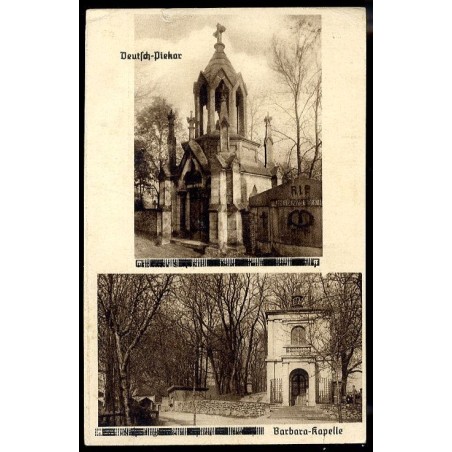 Deutsch-Piekar. Barbara-Kapelle. Piekary Śląskie. Grobowiec Fundatorów Kalwarji. Park "Niepodległości" z Kaplicą św. Barbary / R