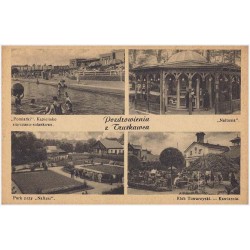 Pozdrowienia z Truskawca. "Pomiarki". Kąpielisko siarczano-solankowe. "Naftusia". Park przy "Naftusi". Klub Towarzyski. - Kawiar