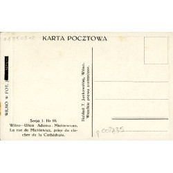 Wilno - ulica Adama Mickiewicza. [...]