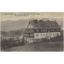 Katharinenheim, 683 m ü. M., Mittel-Schreiberhau i. Rsgb. Blick nach den Schneegruben