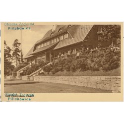 Curt Bachmann-Baude an der Talsperre Mauer i. Riesengebirge. Ośrodek Żeglarski Pilichowice