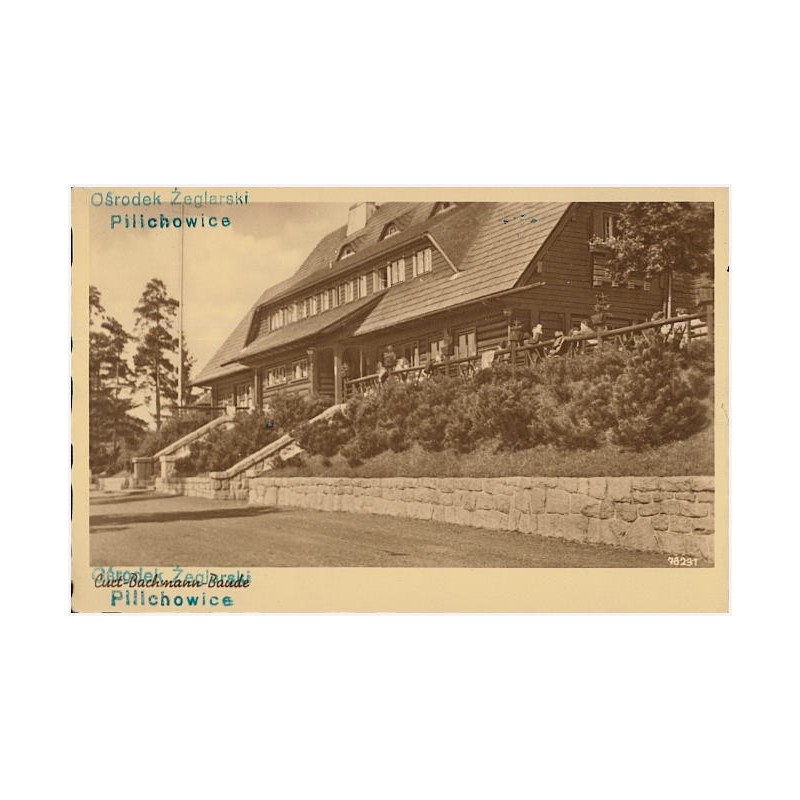 Curt Bachmann-Baude an der Talsperre Mauer i. Riesengebirge. Ośrodek Żeglarski Pilichowice