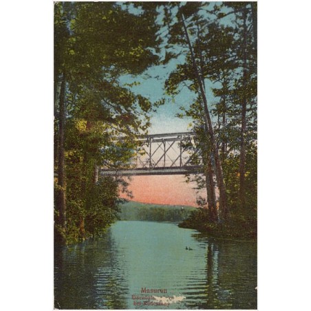 Masuren. Eisenbahn[brücke] bei Rudczanny