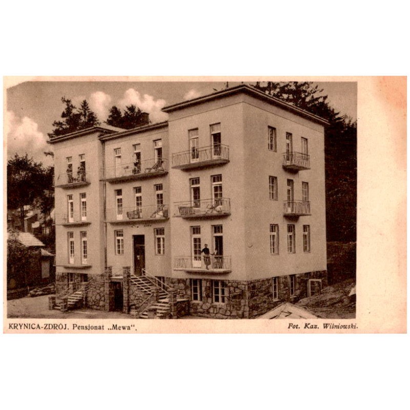 Krynica-Zdrój. Pensjonat "Mewa". Fot. Kaz. Wiśniowski.