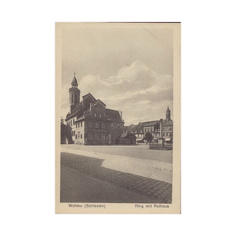 Wohlau (Schlesien) Ring mit Rathaus