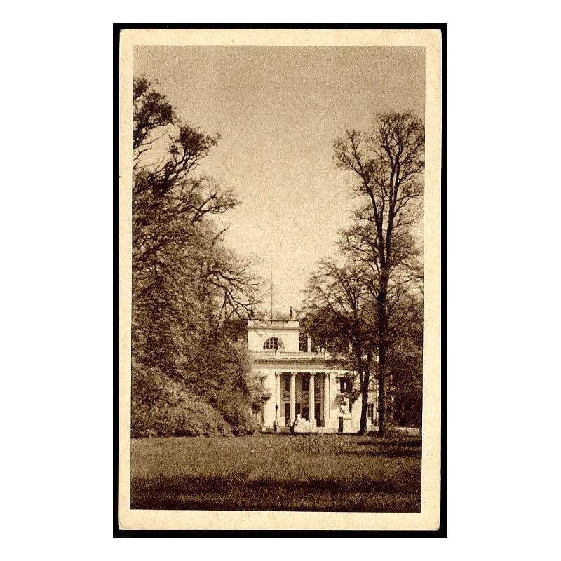 Warszawa - Warsaw. Pałac Królewski w Łazienkach - The King's Palace in Łazienki. Fot. Plater-Zyberk.