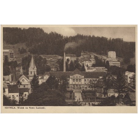 Krynica. Widok na Nowe Łazienki