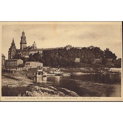 Kraków. Wawel od strony Wisły. Odjazd statków wycieczkowych. - Vue total Wawel