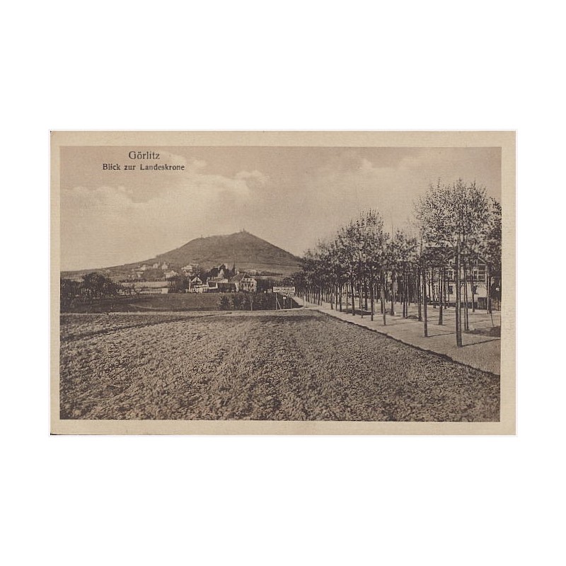 Görlitz. Blick zur Landeskrone