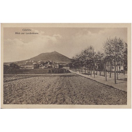 Görlitz. Blick zur Landeskrone