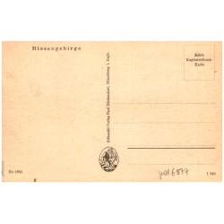 Prinz-Heinrich-Baude, 1423 m ü. M. Mittagsteine. Großer Teich. Hampelbaude 1258 m ü. M. / Rewers: Riesengebirge